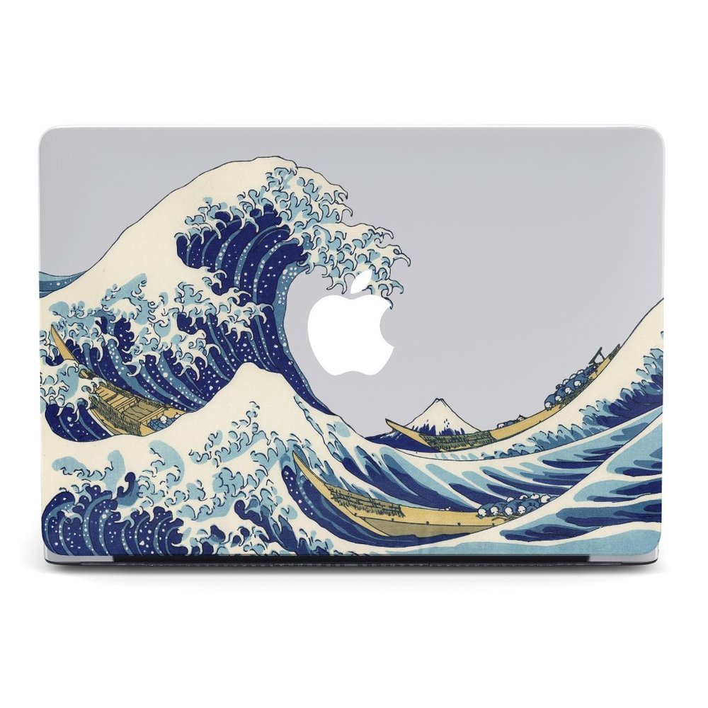 The Great Wave off Kanagawa Art case for apple MacBook All Generations Air Pro